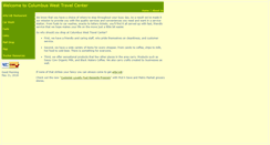 Desktop Screenshot of columbuswesttravelcenter.com