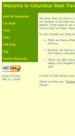 Mobile Screenshot of columbuswesttravelcenter.com