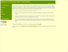 Tablet Screenshot of columbuswesttravelcenter.com